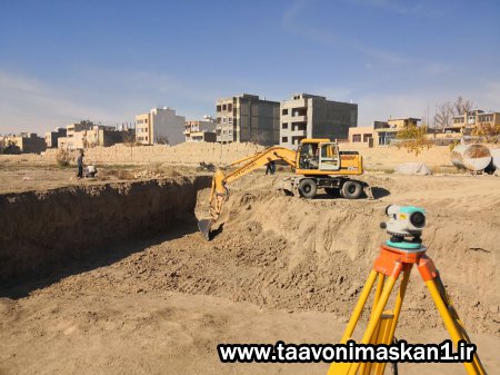 مراحل اجرایی و خاکبرداری پروژه میلاد-5