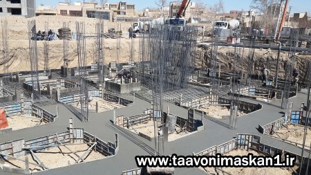 عملیات سفت کاری و نازک کاری پروژه میلاد5