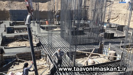 عملیات سفت کاری و نازک کاری پروژه میلاد5