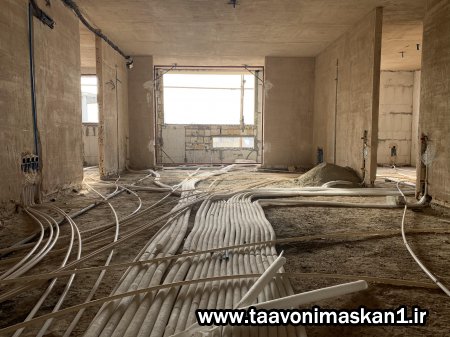 عملیات سفت کاری و نازک کاری پروژه میلاد5