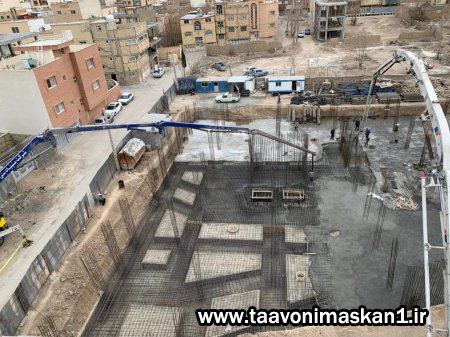 بتن ریزی و  فنداسیون پروژه میلاد-6
